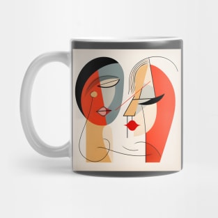 Man and Woman Picasso Style Mug